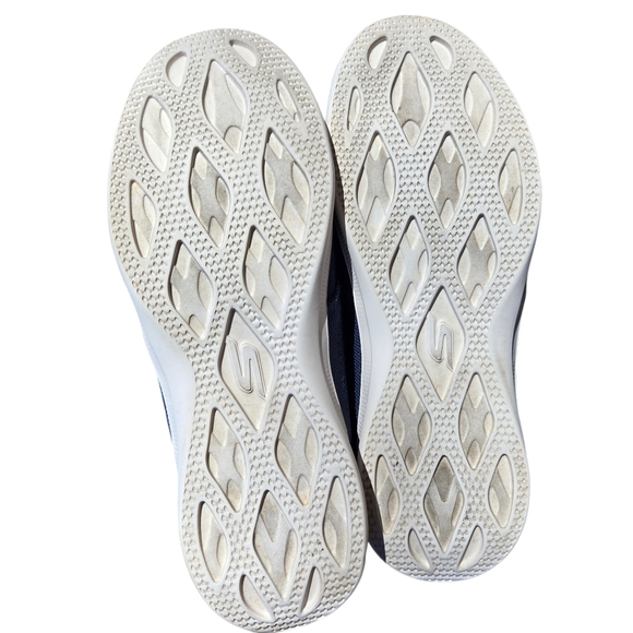 Skechers Women's Goga Mat Gen 5 Navy Blue Mesh Running Sneaker 136112 Size 8.5 - Picture 8 of 13